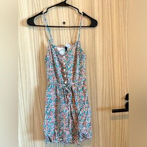 Divided, Floral tank mini-dress sz. 6